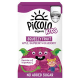 Piccolo Organic Kids Squeezy Fruit Apple Raspberry & Blueberry 4 x 90g