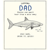 Pigment Jawsome Dad Father's Day Card
