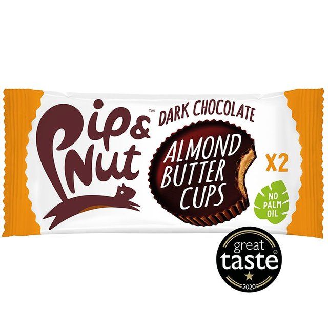 Pip & Nut Dark Chocolate Almond Butter Cups 34g