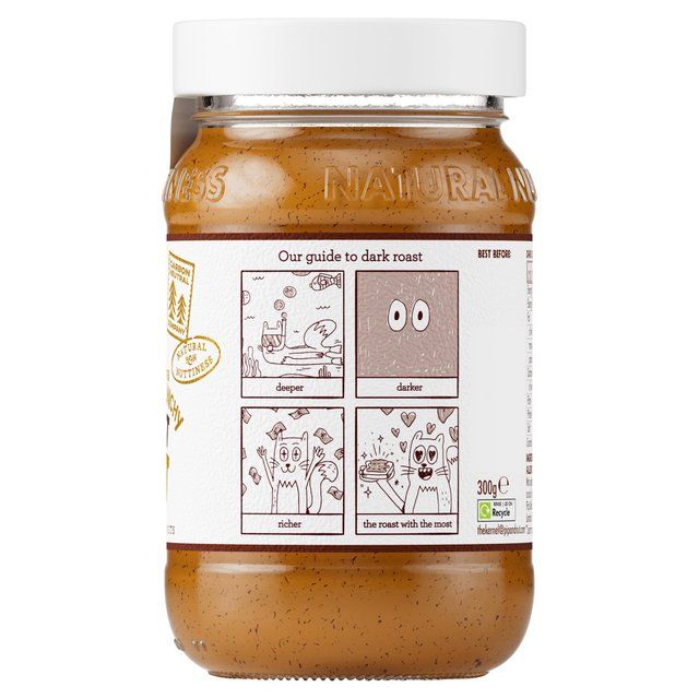 Pip & Nut Ultimate Dark Roast Crunchy Peanut Butter 300g