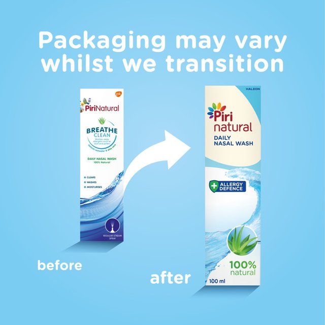 PiriNatural Breathe Clean Daily Nasal Wash