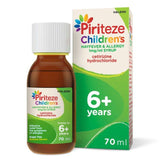 Piriteze Hayfever & Allergy Syrup Sugar Free Age 6+   70ml