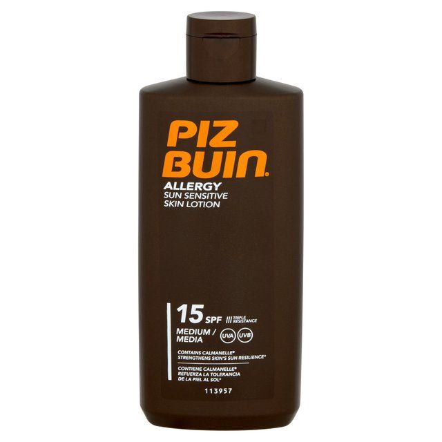 Piz Buin Allergy Sensitive SPF 15 Sun Lotion 200ml