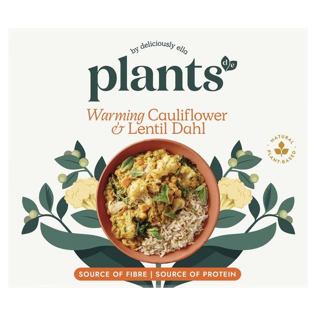 Plants by DE Cauliflower & Lentil Dhal 300g