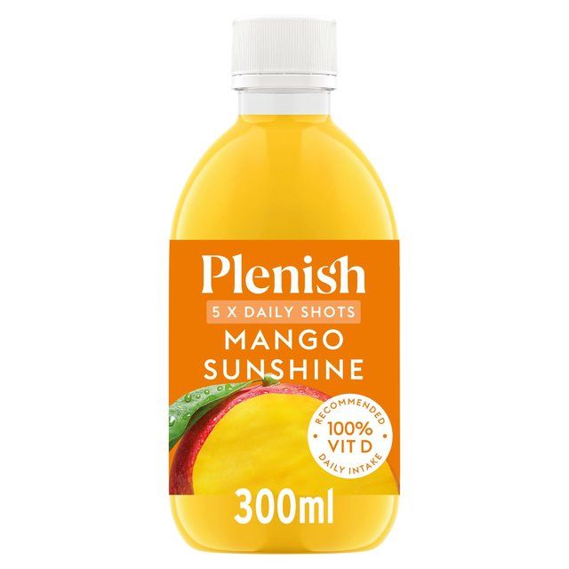 Plenish Mango Sunshine Dosing Bottle 5x Shots 300ml