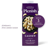Plenish Organic Cashew Unsweetened Drink Long Life 1L