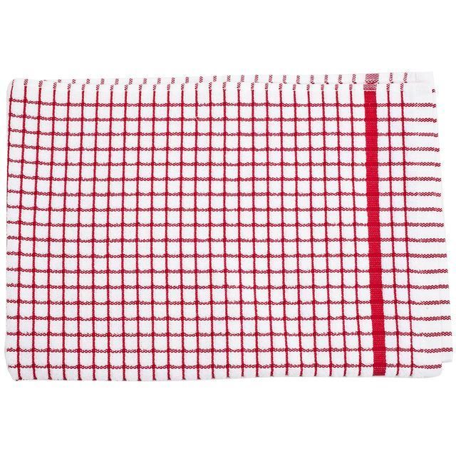 Poli-dri Cotton Tea Towel Red 70cm