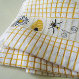 Poli-dri Jacquard Honey Bees Tea Towel