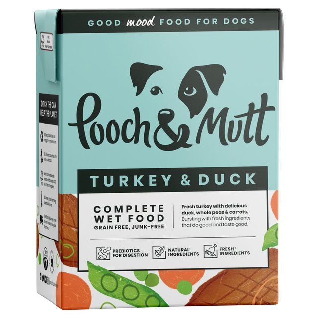 Pooch & Mutt Turkey & Duck Wet Dog Food 375g