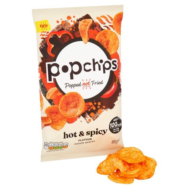 Popchips Hot & Spicy 85g