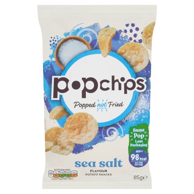 popchips Sea Salt Sharing Crisps 85g