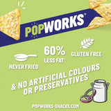 PopWorks Sour Cream & Onion Popped Crisps Sharing Bag 85g