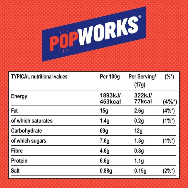 Popworks Sweet BBQ Popped Crisps Sharing Bag 85g