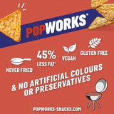 Popworks Sweet BBQ Popped Crisps Sharing Bag 85g