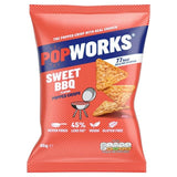 Popworks Sweet BBQ Popped Crisps Sharing Bag 85g
