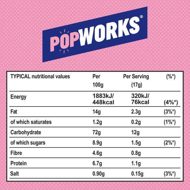 Popworks Sweet & Salty Multipack Popped Crisps 5 per pack