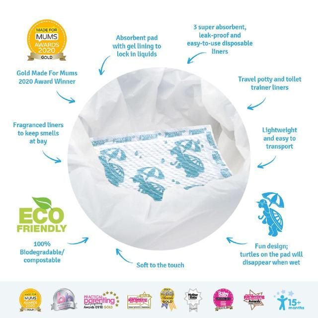 Potette Plus Potty Liners 30 per pack