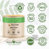 Power Health Milk Thistle 100mg Tabs - 30s