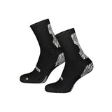 Precision Adult 0 Gripped Anti-Slip Sports Socks (6-8) Black/White / 1EA