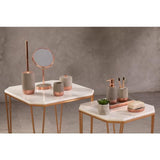 Premier Housewares Neptune Oval Soap Dish Concrete and Copper