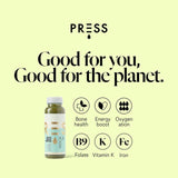 PRESS Daily Sweet Greens Raw Cold Pressed Juice   250ml