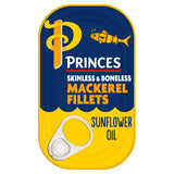 Princes Mackerel Fillets in Sunflower Oil 125g