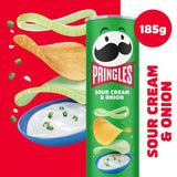 Pringles Sour Cream & Onion Sharing Crisps 185g