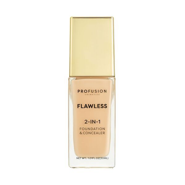 Profusion Cosmetics Flawless 2-IN-1 Foundation | Golden Tan Fair Beige