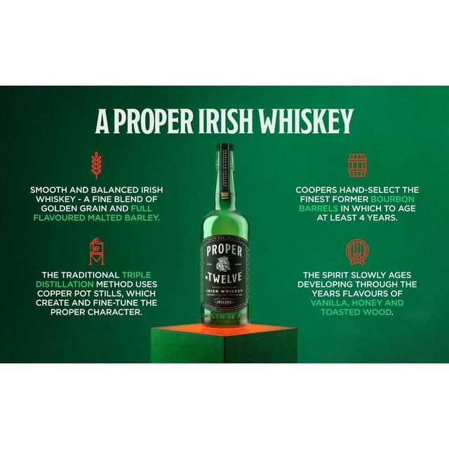 Proper Number Twelve Irish Whiskey   70cl
