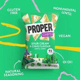 Properchips Sour Cream & Chive Lentil Chips 20g
