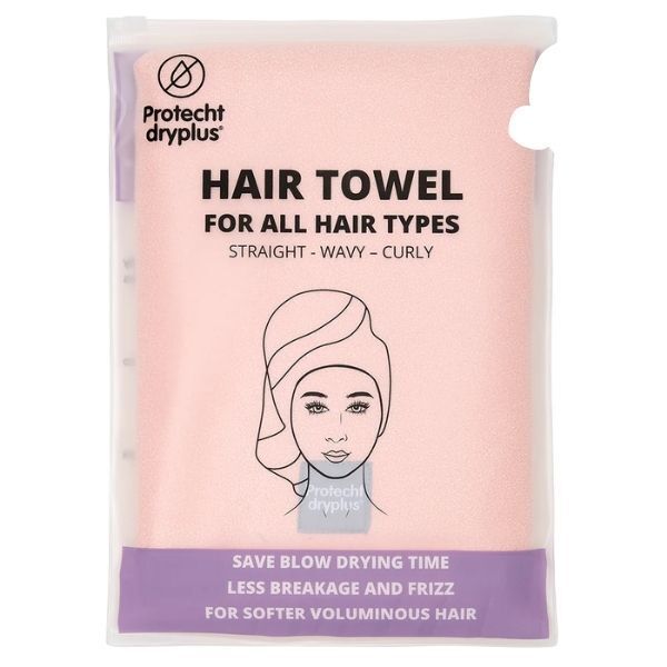 Protecht Dry Plus Hair Towel- Gossamer Pink