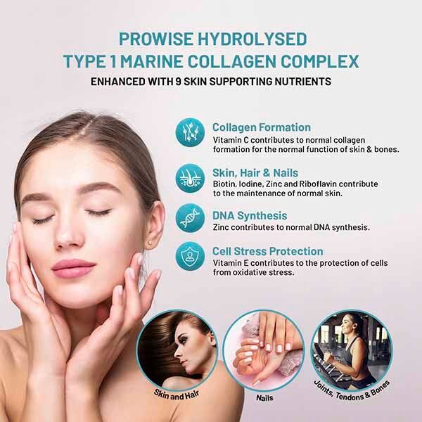 Prowise Marine Collagen with Hyaluronic Acid 1100mg 90 Caps