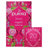 Pukka Herbs Love Organic Herbal Tea - 20 Teabags