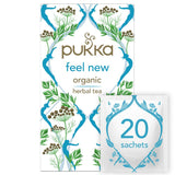 Pukka Organic Feel New 20 Herbal Tea Sachets