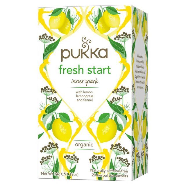 Pukka Tea Fresh Start Organic Herbal Tea   20 per pack