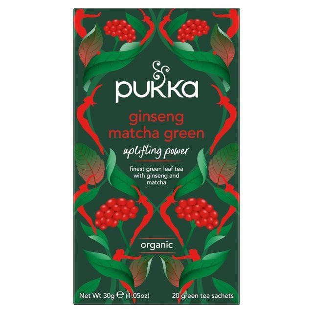 Pukka Tea Ginseng Matcha Green Tea Bags 20 per pack
