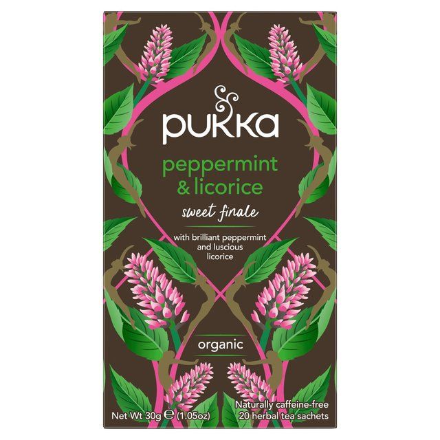Pukka Tea Peppermint & Licorice Tea Bags 20 per pack