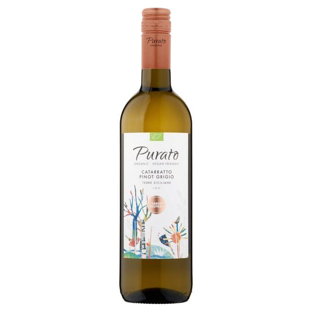 Purato Organic Catarrato Pinot Grigio Sicily 75cl