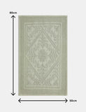Pure Cotton Damask Bath Mat
