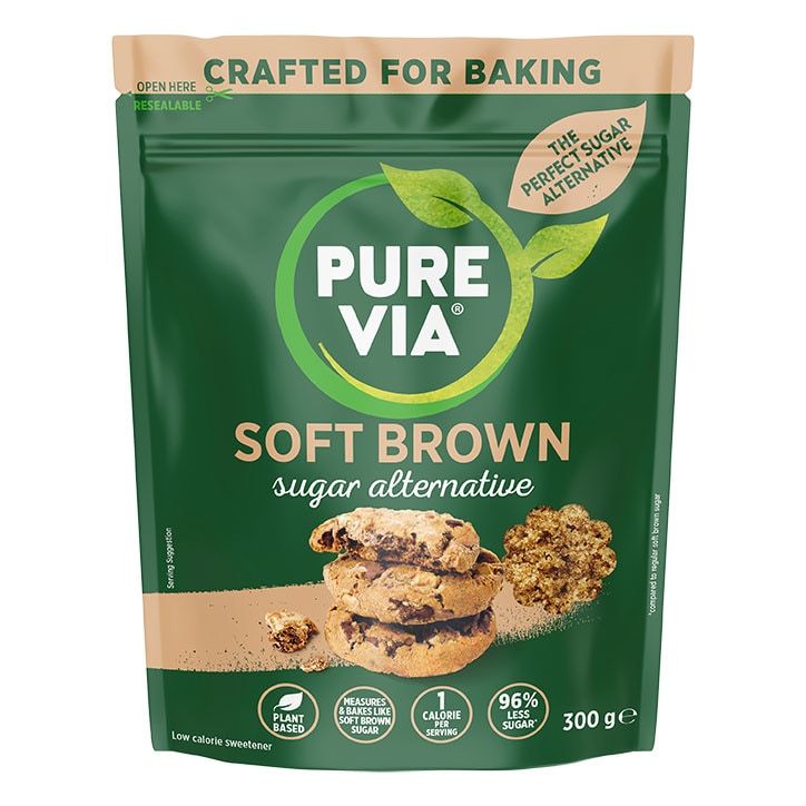 Pure Via Soft Brown Sugar Alternative 300g Soft Brown Sugar
