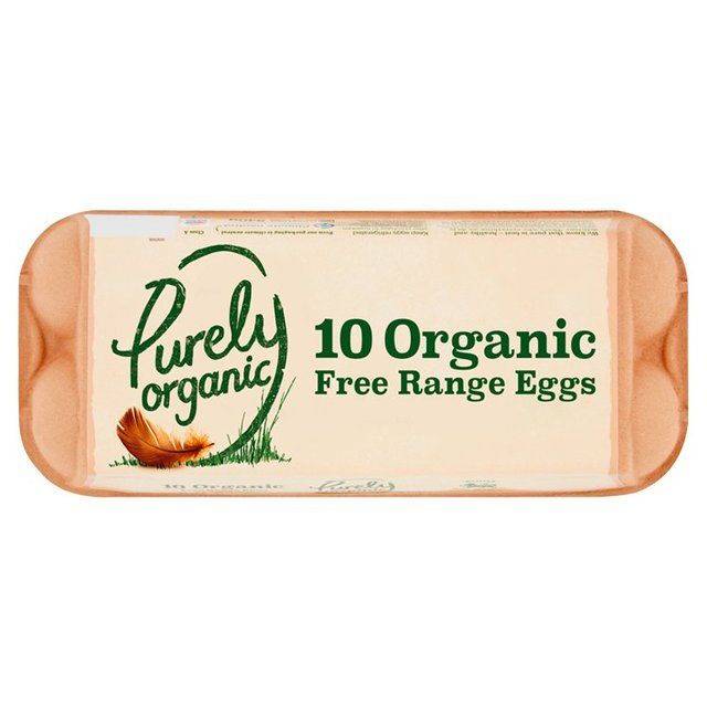 Purely Organic Free Range Mixed Weight Eggs 10 per pack