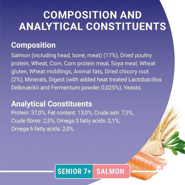 Purina One Senior 7+ Salmon Dry Cat Food 2.8kg