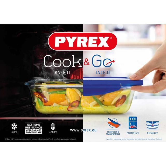 Pyrex Cook&Go Glass Roaster Large 30cm