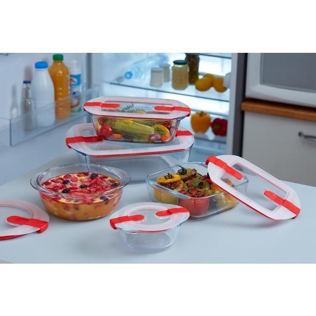 Pyrex Cook&Heat Dish & Lid 23cm