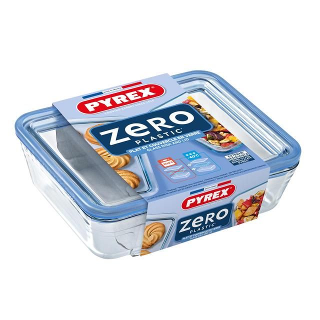 Pyrex Zero Plastic Glass Storage Container 1.6l