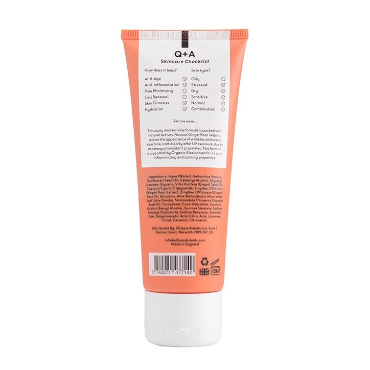 Q+A Ginger Root Daily Moisturiser 75ml