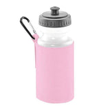 Quadra Water Bottle And Fabric Sleeve Holder Classic Pink