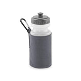 Quadra Water Bottle And Fabric Sleeve Holder Light Graphite