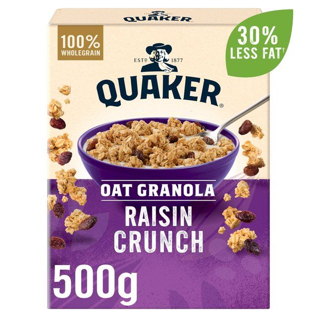 Quaker Oat Granola Raisin Cereal 500g