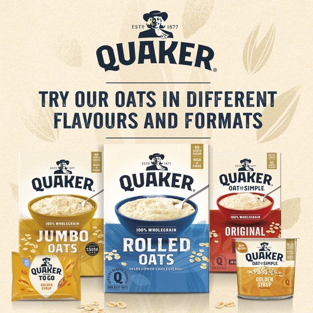 Quaker Oat So Simple Family Pack Golden Syrup Porridge Sachets Cereal 20 per pack
